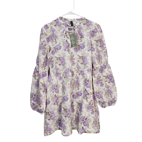 H&M Women's Patterned A-Line Dress - XS - Picture 2 of 7